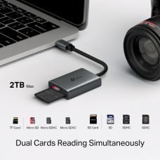 USB-концентратор TP-Link UA430C 1xSD, 1x-microSD, USB TypeC