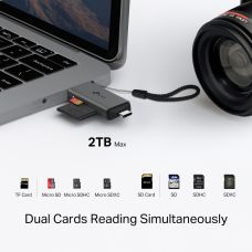 USB-концентратор TP-Link UA430D 1xSD, 1x-microSD, USB TypeC&A
