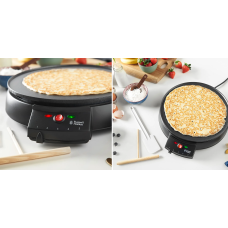 Блинница Russell Hobbs Fiesta 1000Вт, диаметр 30см, тефлон, черный