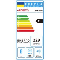 Морозильный сундук ARDESTO, 290л, А+, ST, диспл наружн., белый