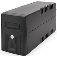 Источник бесперебойного питания DIGITUS 600VA/360W, LED, RJ11, USB, 2xSchuko