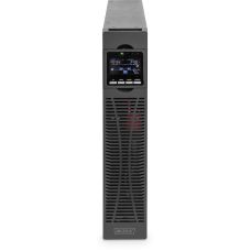 Джерело безперебійного живлення DIGITUS 1000VA/1000W, RTU2, LCD, RJ45, RS232, USB, 8xC13