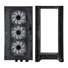 Корпус 2E GAMING Dominator Pro G2302B, без БП 2xUSB3.0, 1xUSBType-C, 4x120мм ARGB, VGA 380мм, LCS ready, контроллер с пультом, TG Side Panel, TG/Mesh Front panel, ATX, черный