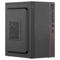 Корпус 2E TeamX TMX03 с БП 2E ATX500W, 2xUSB3.0, 1x80мм, VGA 220мм, mATX, черный