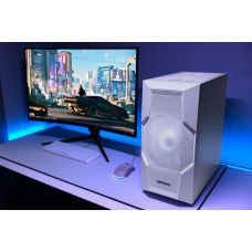 Корпус 2E GAMING Turbo G2057W без БЖ 2xUSB3.0, 1xUSB2.0, 1x200мм ARGB, 3x120мм ARGB, VGA 345мм, LCS ready, HUB, TG Side Panel, ATX, білий