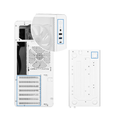 Корпус 2E GAMING Credo Plus V510W без БП, 1xUSB3.0, 1х USB 2.0, 1xUSB Type-C, 4x120мм RGB Rainbow, VGA 310мм, TG Side Panel, ATX, белый