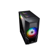 Корпус 2E GAMING Turbo G2057B без БП 2xUSB3.0, 1xUSB2.0, 1x200мм, ARGB, 3x120мм ARGB, VGA 345мм, LCS ready, HUB, TG Side Panel, ATX, черный