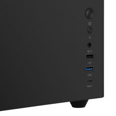 Корпус 2E Credo Metal V350B без БЖ, 1xUSB3.0, 1х USB 2.0, 1xUSB Type-C, 3x120мм, VGA 350мм, LCS ready, mATX, чорний