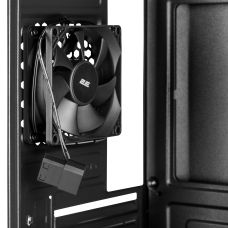 Корпус 2E TeamX TMX04 с БП 2E ATX500W, 2xUSB3.0, 1x80мм, VGA 220мм, mATX, черный