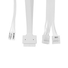 Корпус 2E Credo Slim V90W-400 з БЖ 2E TFX400, 1xUSB3.0, 1х USB 2.0, 1xUSB Type-C, 2x90мм, VGA 220мм, mATX, білий