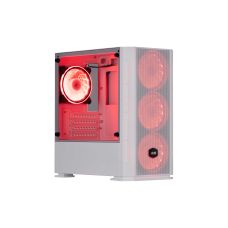 Корпус 2E GAMING Calleo GB700W без БП, 2xUSB3.0, 1xUSB2.0, 4x120мм ARGB, VGA 320мм, LCS ready, контроллер с пультом, TG Side Window, mATX, белый