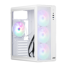 Корпус 2E GAMING Credo Plus V510W без БП, 1xUSB3.0, 1х USB 2.0, 1xUSB Type-C, 4x120мм RGB Rainbow, VGA 310мм, TG Side Panel, ATX, белый