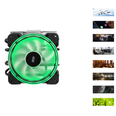Процессорный кулер 2E GAMING Air Cool AC120T4-ARGB, LGA1851, 1700, 1200, 115x, 1366, AM5, AM4, AM3, AM3+, 4pin PWM, 3pin+5VARGB, TDP 130W