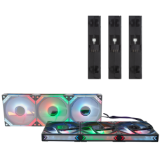 Корпусные вентиляторы 2E GAMING Air Cool Magic Mirror ACF120MW-ARGB, 3x120мм, 2000rpm, 4pin PWM +5VARGB, 20.5dBa, белый