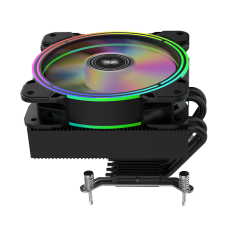 Процессорный кулер 2E GAMING Air Cool AC120T4-ARGB, LGA1851, 1700, 1200, 115x, 1366, AM5, AM4, AM3, AM3+, 4pin PWM, 3pin+5VARGB, TDP 130W