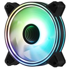 Корпусний вентилятор 2E GAMING Air Cool Infinity M ACF120IMW-ARGB, 120мм, 1200rpm, 3pin, 3pin +5VARGB, 22dBa, чорний