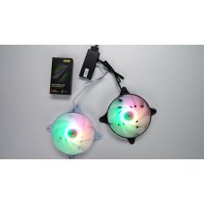 Корпусный вентилятор 2E GAMING Air Cool ACF120VRW-ARGB 120мм, 1200rpm, 4pin, 23dBa, reversed, чбил