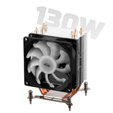 Процесорний кулер  2E GAMING Air Cool AC90D4-ARGB, LGA1851, 1700, 1200, 1366, 115x, AM5, AM4, AM3, AM3+, 4pin PWM, TDP 130W