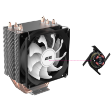 Процесорний кулер  2E GAMING Air Cool AC90D4-ARGB, LGA1851, 1700, 1200, 1366, 115x, AM5, AM4, AM3, AM3+, 4pin PWM, TDP 130W