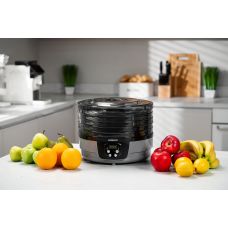 Сушарка для продуктів ARDESTO FDB-532TTC, 250Вт, піддонів -5x3см, діаметр-32см, макс-70°С, таймер, електр. управління, пластик , білий