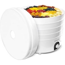 Сушарка для продуктів ARDESTO FDB-5385, 520Вт, піддонів -5x4см, діаметр-38,5см, макс-70°С, рег.темп, пластик , білий