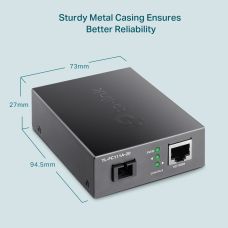 Медиаконвертер TP-LINK FC111A-20 1xFE, 100Base-LX, SM, WDM, 20km, SC