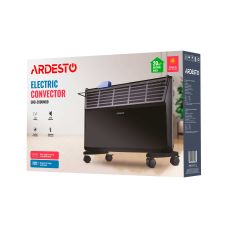 Конвектор ARDESTO, 20м2, 2000Вт, мех. упр-ние, открытый нагрев. элемент, сушка, черный