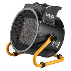 Тепловая пушка электрическая Neo Tools, 3кВт, 60м2, 280м3/час, керамический нагрев. элемент (PTC), чёрный, 2.69кг