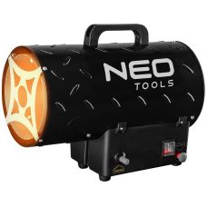 Тепловая пушка газовая Neo Tools, 15кВт, 150м2, 580м3/ч, черный, 3.68кг