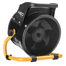Тепловая пушка электрическая Neo Tools, 2кВт, 30м2, 197м3/час, керамический нагрев. элемент (PTC), чёрный, 1.55кг