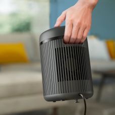 Тепловентилятор Philips Series 2000, 15м2, 1500Вт, электр. упр-ние, керамич.нагрев.элемент, Wi-Fi, темно-серый