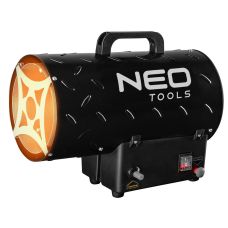 Тепловая пушка газовая Neo Tools, 15кВт, 150м2, 580м3/ч, черный, 3.68кг