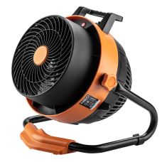 Вентилятор-обігрівач електричний Neo Tools, 2в1, 2.4кВт, 35-50м2, 460м3/год, цифрове регулювання, чорно-помаранчевий, 2.83кг