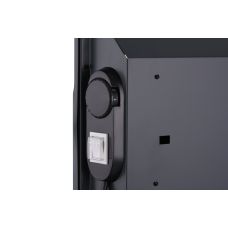Конвектор електричний ARDESTO CH-1500MCA, 1500 Вт, 15 м2, закритий нагрів. елемент, IP24, мех. керування, антрацит матовий