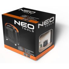 Тепловентилятор электрический Neo Tools, 1.5 кВт, термостат, черный, 1.08 кг