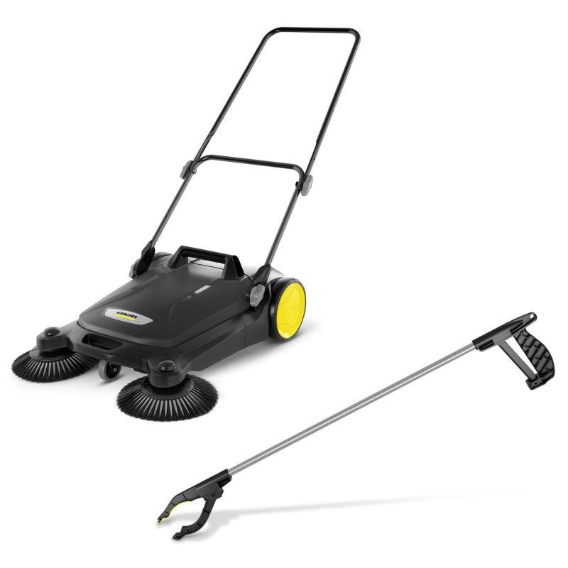 Підмітальна машина Karcher S 4 Twin Go!Further ручна захват 68см контейнер 20л 10.2кг