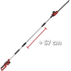 Кусторез телескопический аккумуляторный Einhell GC-HH 18/45 Li T-Solo PX 18В 450мм 3.5кг без АКБ и ЗП