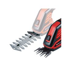 Ножницы для травы и кустов аккумуляторные Einhell GC-CG 36/70 Li 3.6В акб 1х2А·час рез 7/11см шаг реза 8мм телескопическая ручка 0.61кг