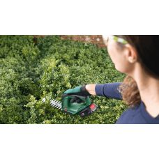 Ножиці для трави акумуляторні Bosch AdvancedShear 18В-10 + насадка кущоріз 10/20см крок різу 8мм 1.85кг
