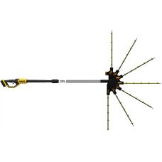 Кущоріз акумуляторний висотний DeWalt 18В 55см крок різу 19мм 3.6кг без АКБ та ЗП