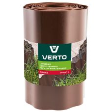 Стрічка газонна Verto, бордюрна, хвиляста, 20смх9м, коричневий