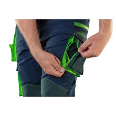 Брюки рабочие Neo Tools Premium, усиление тканью Cordura, отсек для наколенников, L(52), синий