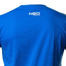 Футболка рабочая Neo Tools HD+, 100% хлопок, однотонная, L(52), синий