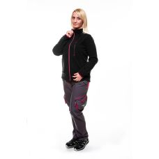 Кофта рабочая Neo Tools Woman Line, флисовая, 300г/м кв, на молнии, XL(42), черный