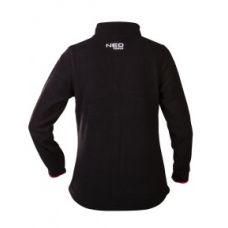Кофта рабочая Neo Tools Woman Line, флисовая, 300г/м кв, на молнии, XL(42), черный