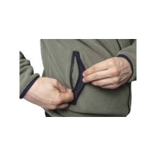 Кофта рабочая Neo Tools Camo, флисовая, 300г/м кв, усиление тканью Oxford, на молнии, S(48), оливковое