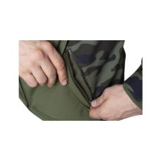 Куртка робоча Neo Tools Camo, матеріал Softshell, підкладка фліс, вітро та водонепроникна, капюшон, XXL(56), оливковий