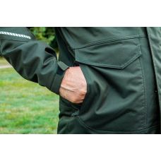 Куртка рабочая Neo Tools Camo, утепленная, мембрана ТПУ, капюшон, XL(54), зеленый темный