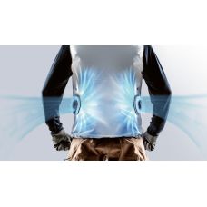 Жилет аккумуляторный Makita LXT/CXT, 10.8-18В, с вентиляцией, полиэстер, размет L, белый, 0.38кг