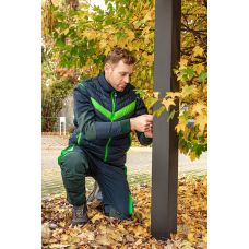 Брюки рабочие Neo Tools Premium, усиление тканью Cordura, отсек для наколенников, L(52), синий